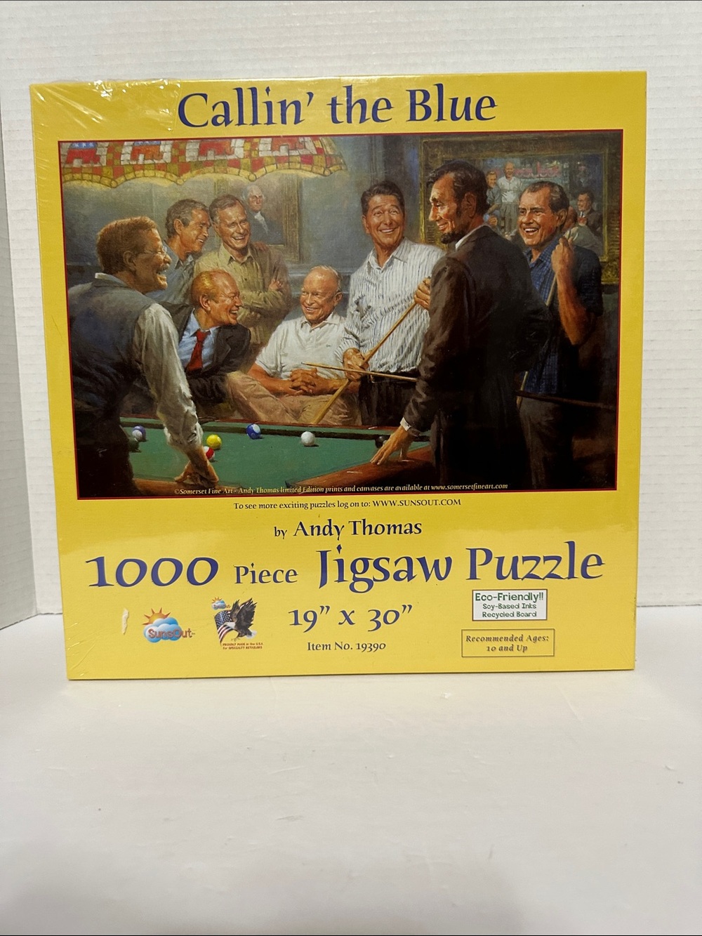 Callin' the Blue 1000-Piece Jigsaw Puzzle by Andy Thomas - Presidents
